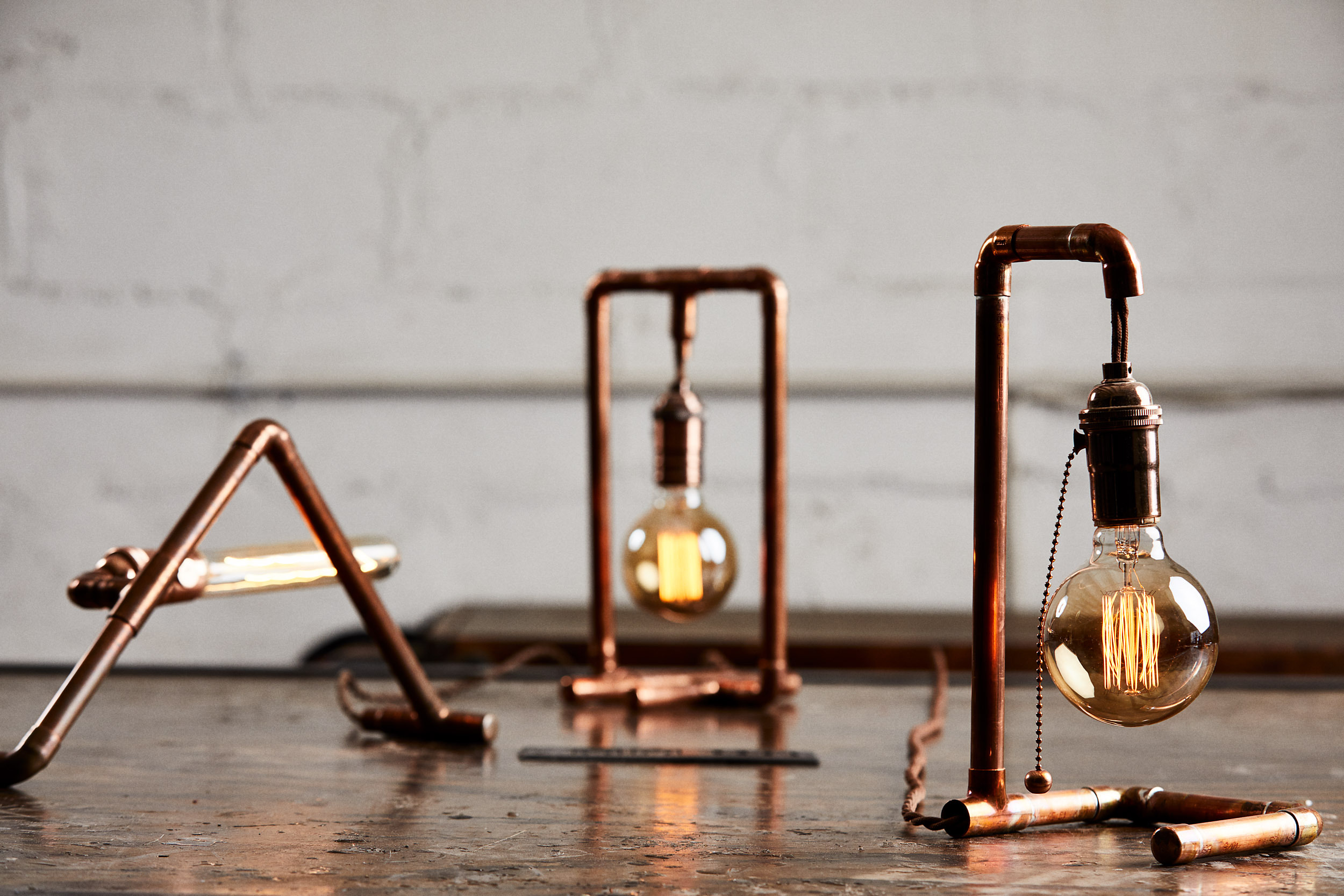 Image of Build a custom cooper lamp
